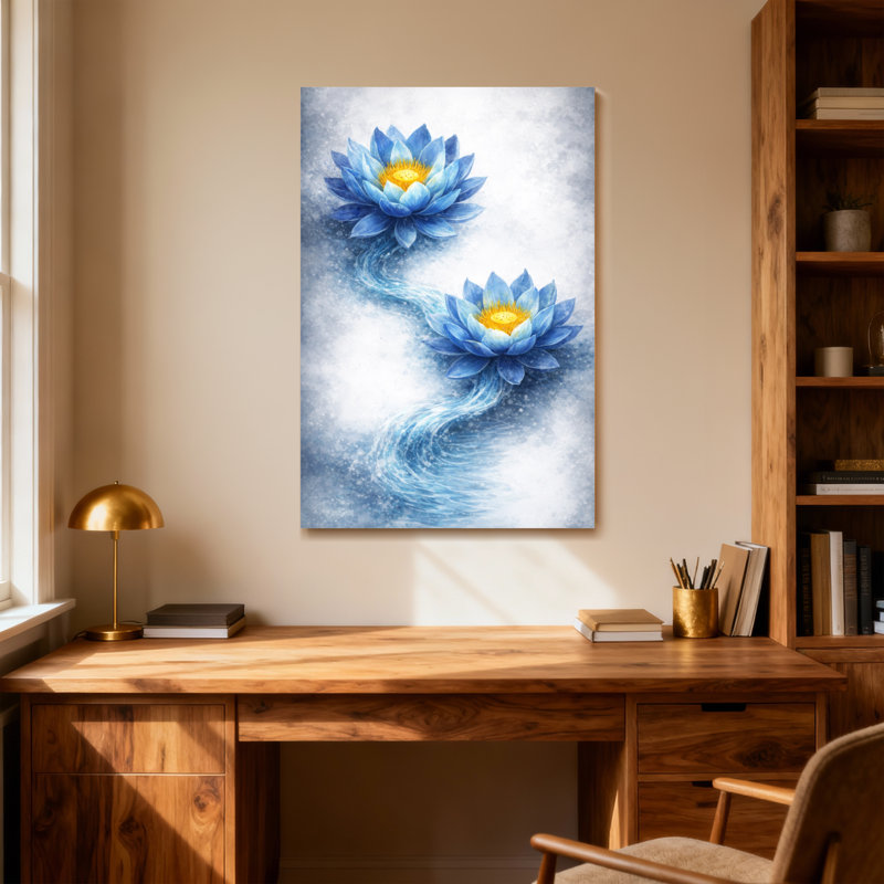 Plantes et fleurs fleurs de lotus bleues