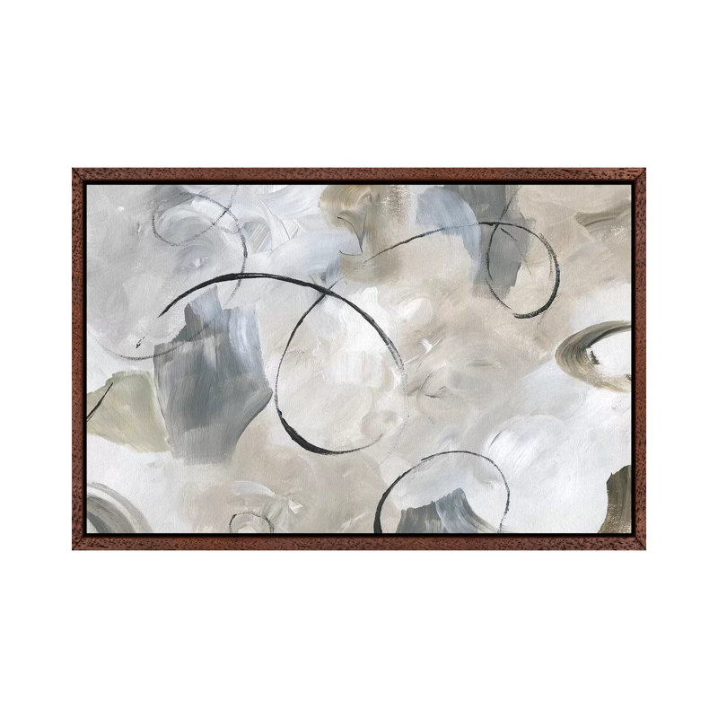 Crescendo - Painting on Canvas, 152.5 cm H x 101.5 cm W, Classic Brown Wood Framed