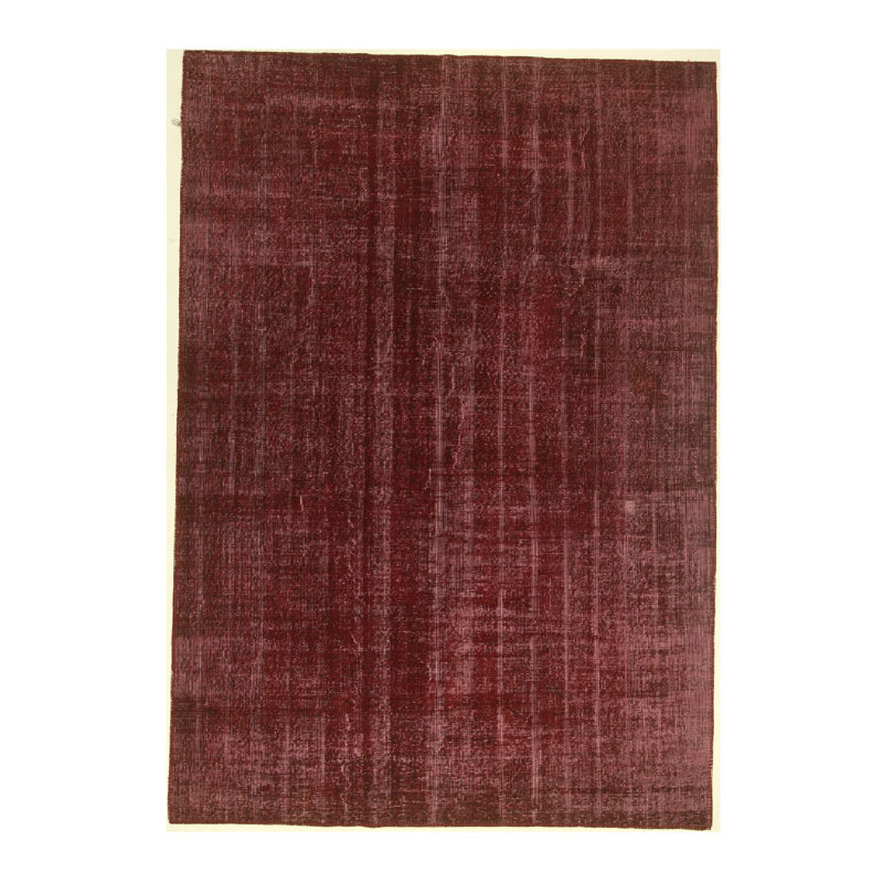 Hand Knotted Area Rug in Red