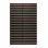 Machine Washable Horizontal Stripes Brown Area Rug