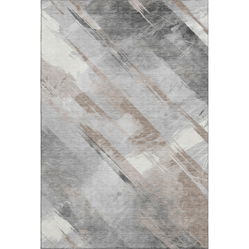 Tapis de qualité supérieure lavable à la machine Harjo AMF1535, Rectangle 2 pi 6 po x 3 pi 10 po
