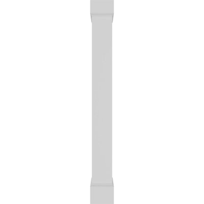 Craftsman Classic Square Non-Tapered Smooth PVC Column Kit, Standard Capital & Standard Base