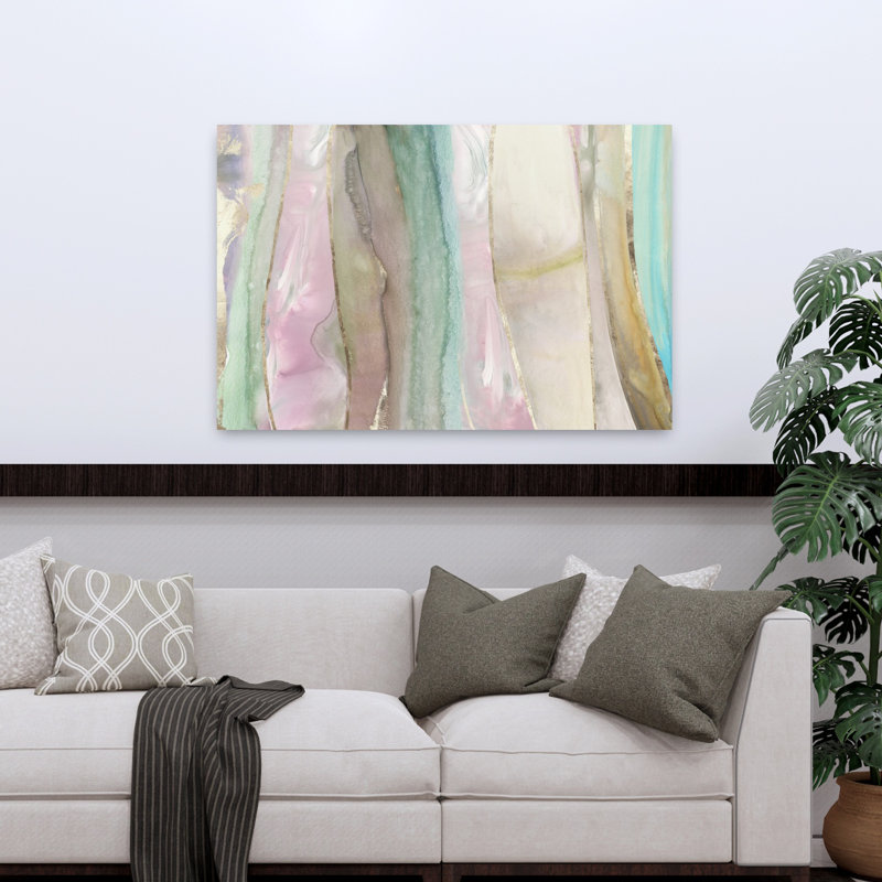 Reduction Abstract Organic Art contemporain, H 32 po x l 48 po
