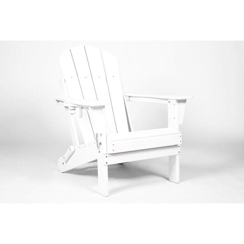 Folding Chair In White With Side Table. Spacious And Relaxing Chair. . To Harsh Weather. Easy Assembly Table, 3, White. Comfortable . Elements. Assemble