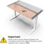 7.29 H x 54.64 W Desk
