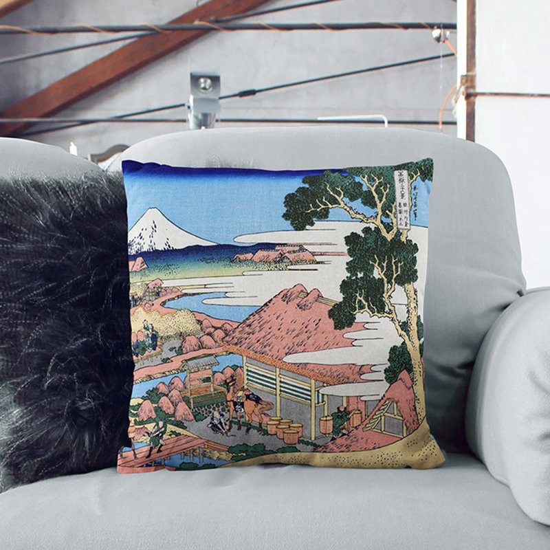 Square Cushion, 40cm H x 40cm W x 15cm D, Stone