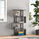 Chaneyra 5-Tier Corner Shelf Unit，80 x 143 cm  S-Shaped Small Bookcase