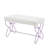 Priya II White & Light Synthetic Leather Purple Finish Bench-2127259355