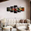 Ensemble de 5 cocktails Martini Fusion sur toile-595571592