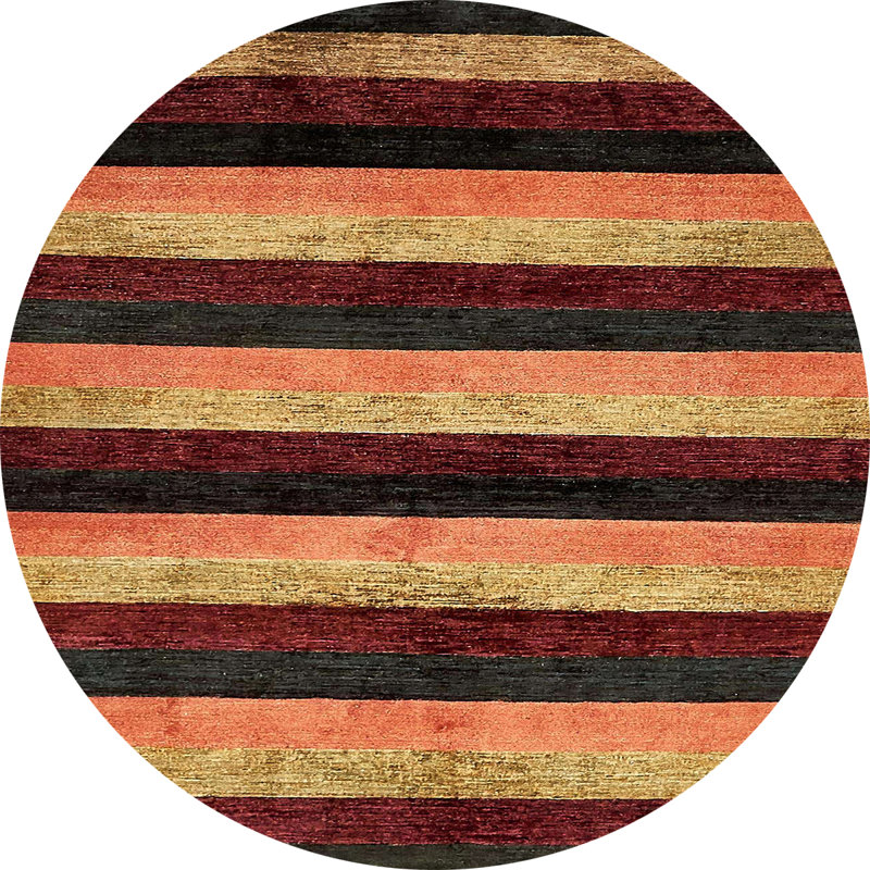Tapis abstrait moderne 429, Rond 5 pi