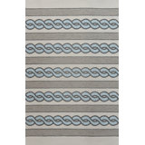 Verya Geometric Handmade Looped Ivory Area Rug