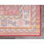 Tapis bourgogne / bleu à motif floral Eddins-20627054