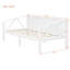 Lit de jour simple, blanc-575216962