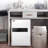 Minimalist White Fingerprint and Password Safe Cabinet