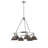 Felda 6 - Light Steel Dimmable Cone Chandelier-99998919-99998916
