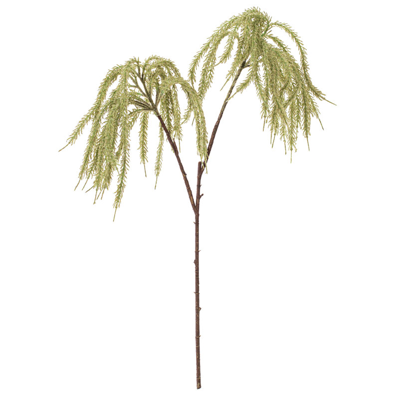Ensemble de 2 plantes à roseaux artificiels, Vert