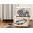 3 Sprouts  - Toy Chest Storage Box for Kids Playroom, Otter