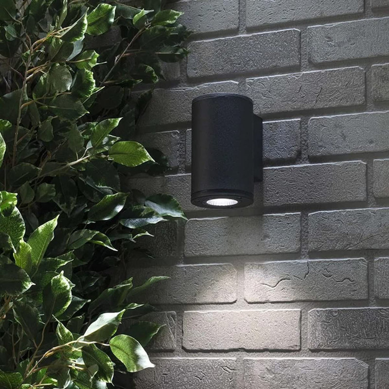 Mullett Dark Grey Integrated LED Outdoor Sconce