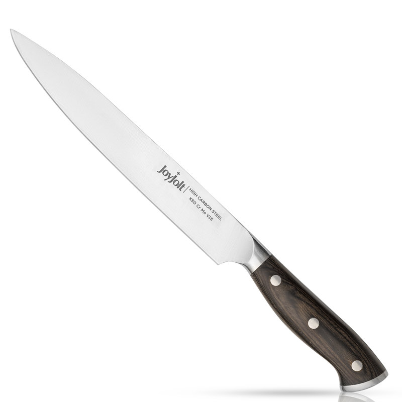 Couteau de cuisine en acier à haute teneur en carbone 8 po Joyjolt
