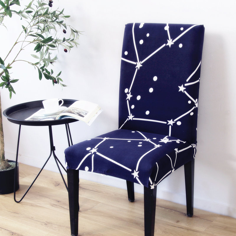 Dining Chair Slipcover, Dark Blue