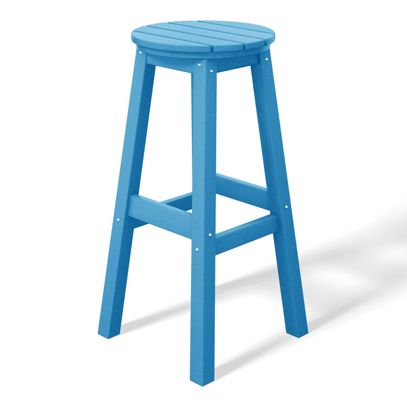 Tabouret d'extérieur Laguna, Bleu, 29"