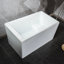 47'' x 27.5'' Freestanding Soaking Acrylic Bathtub
