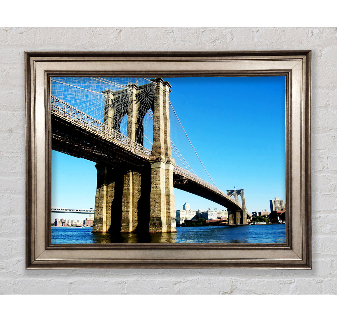 Brooklyn Bridge By Day - Einzelne Bilderrahmen Kunstdrucke