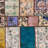 Modern Beige Patchwork Wool Rug, 1.5 x 3.4 Ft Area Rug
