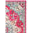 Felty Oriental Fuchsia / Blue Area Rug-738934626