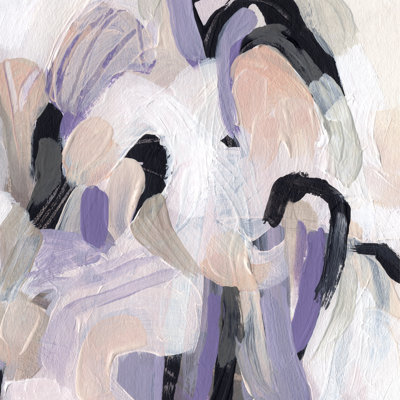 Lilac Scramble IV by June Erica Vess - Wrapped Canvas Painting
