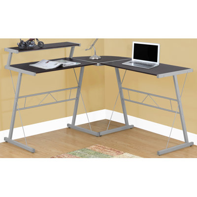 Liljar Modular L-Shaped Steel Computer Desk