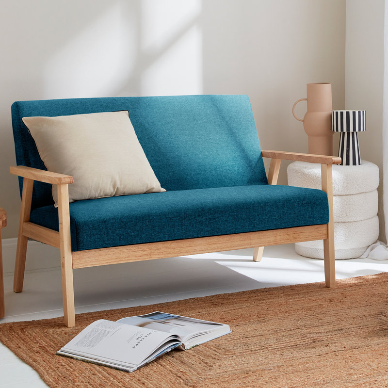 Mitre 2 Seater Loveseat, Blue