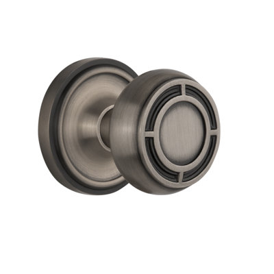 Rosette classique avec bouton de porte Mission