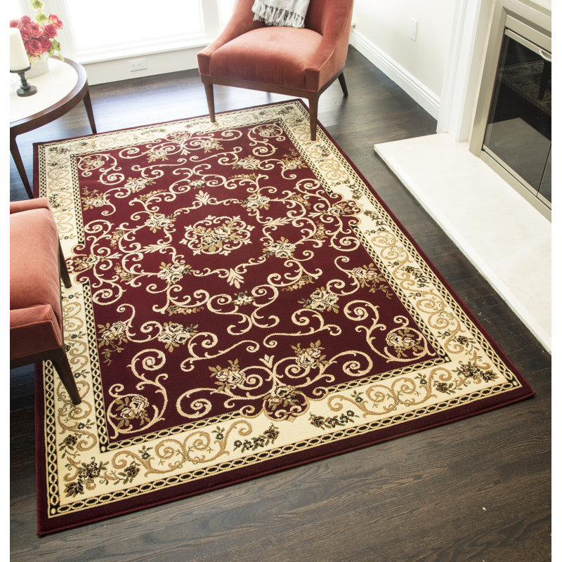 Tapis rouge Gloucester, Rectangle 9 pi 10 po x 13 pi 2 po