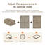 Tapis taupe / noir lavable à la machine avec envers antidérapant Kitty-107388741