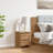 vidaXL Bedside Cabinet White Engineered wood 11.8x11.8x15.7 in-986061674-994401938