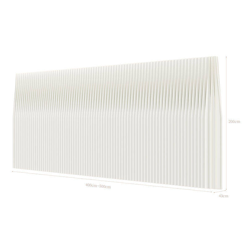 Freestanding Foldable Paper Room Divider, Flexible Honeycomb Paper Decor Background Wall for Live Stream, Trade Show & Home Use