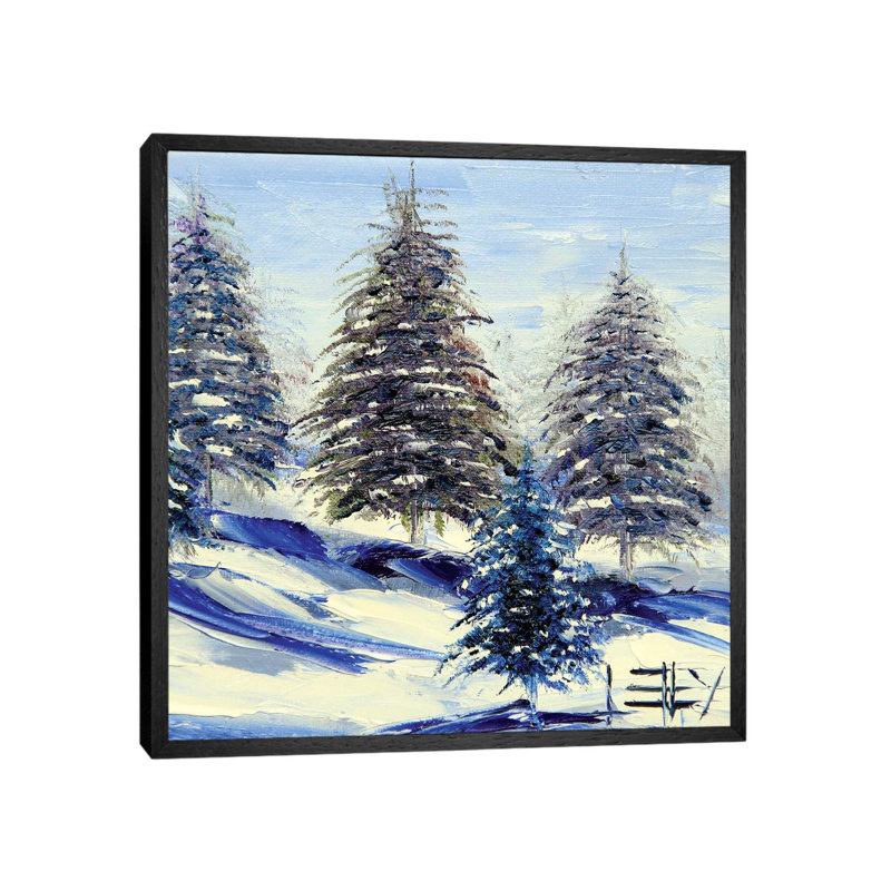 Tahoe 1 Piece Wall Art on Canvas, 45.72 cm H x 45.72 cm W, Black Framed