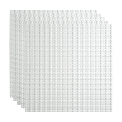 Panneau de plafond carré décoratif en vinyle 2 pi x 2 pi FASÄDE