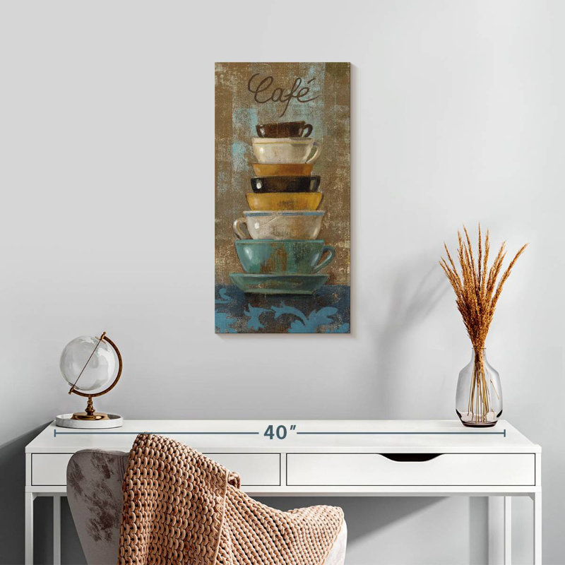 Antique Coffee Cups I, H 24 po x l 12 po