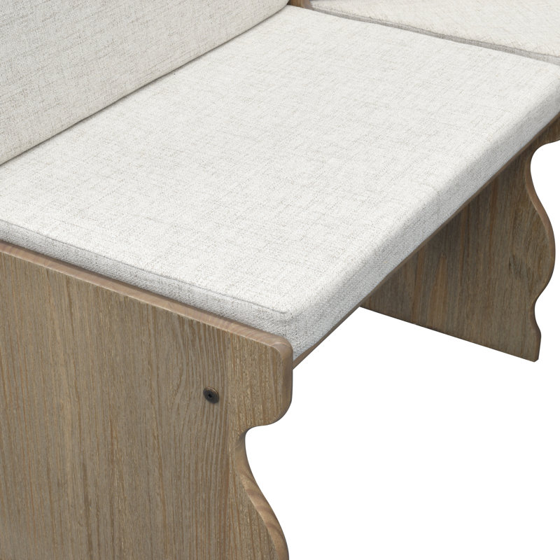 Sasha 5-Person Upholstered Corner Breakfast Nook