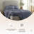 Whisper Organic Twin Fitted Sheet Only Deep Pocket - 100% Organic Cotton Sheets With Breathable 300 Thread Count Sateen Weave Gots & Fairtrade Certified - Soft Fitted Bed Sheets Only (Twin-Mineral)-117437458-117437457