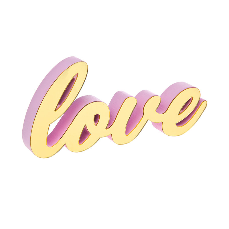 Décoration en bois love