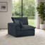 Fauteuil d'appoint moderne avec accoudoir droit