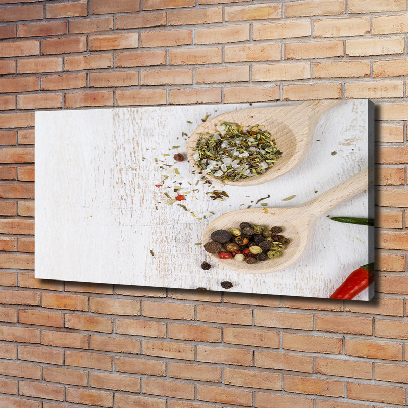 Vegetables And Spices - Wrapped Canvas Print