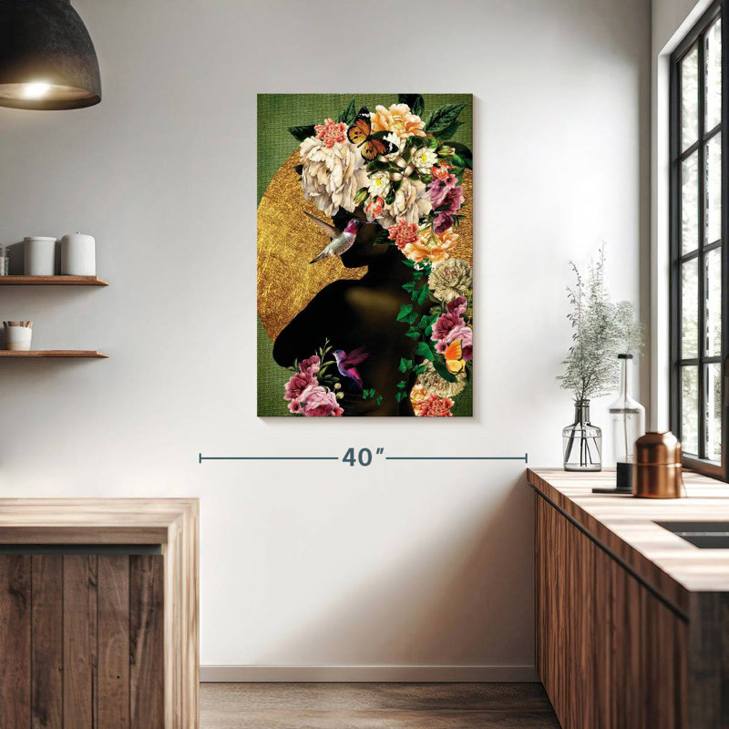 Leisha Destiny Blooming, 39" H x 26" W