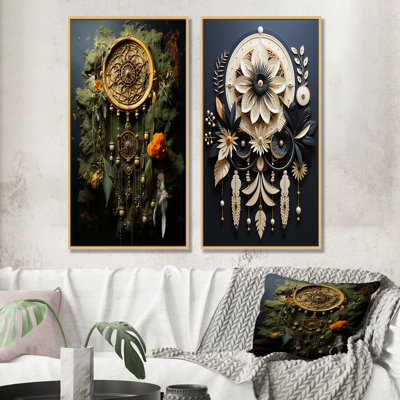 Native American Dream Catcher - Classics Wall Decor Set Of 2