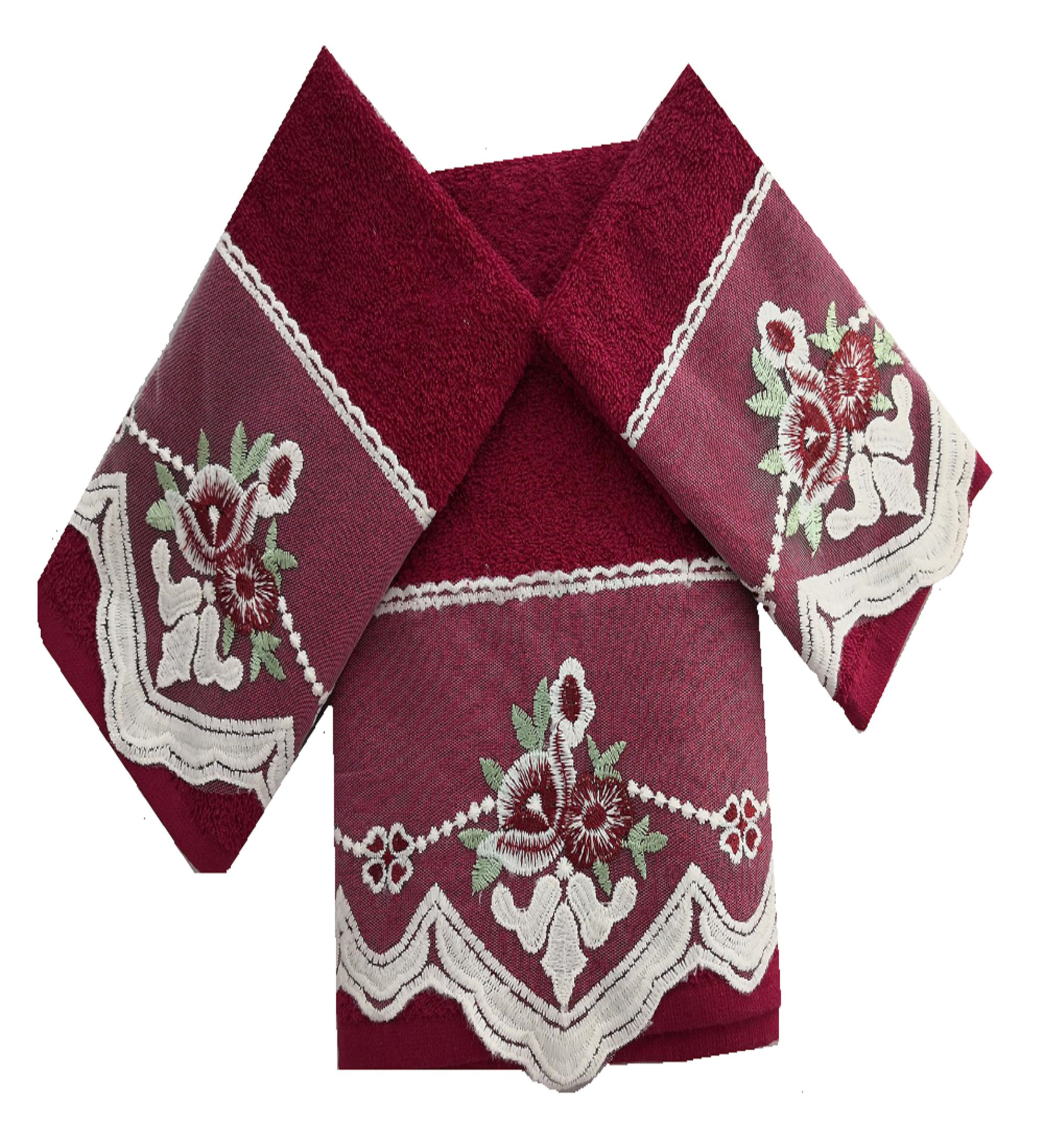 Burgundy decorative best sale bath towels