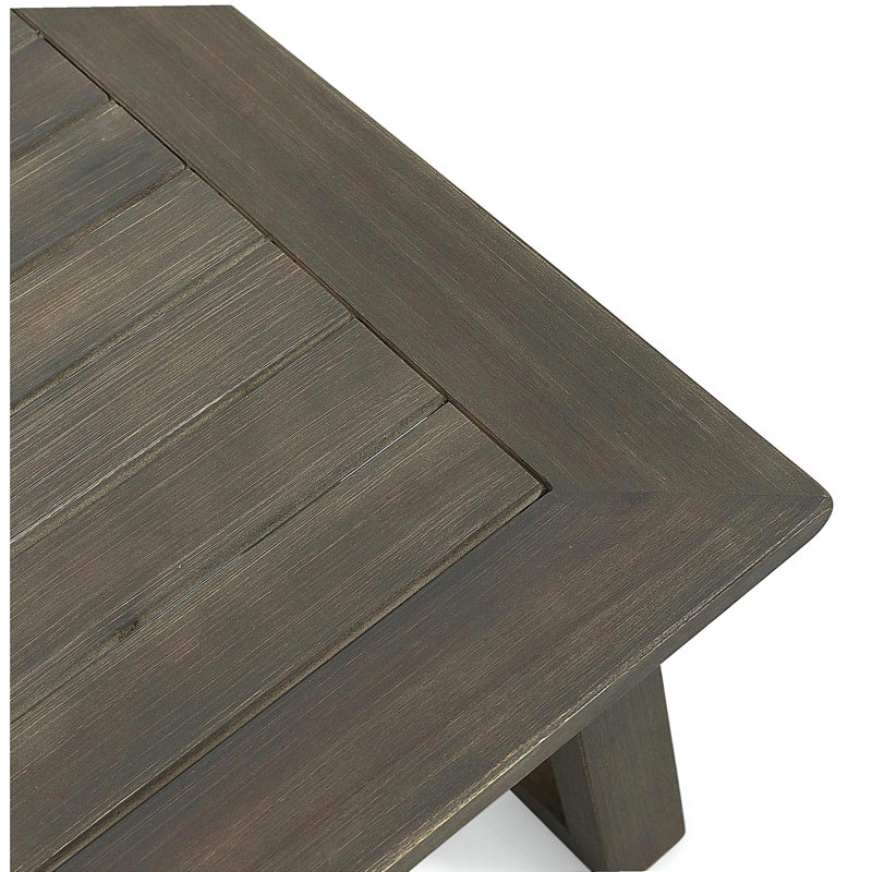 Causeuse et table basse Belge, Coussin gris clair / structure grise