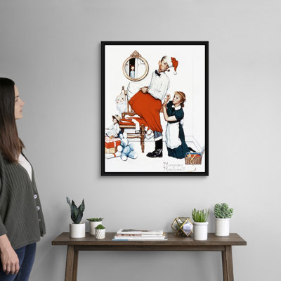 «Santa's Surprise», art mural sur toile